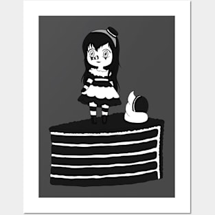 creepypasta food chibi (laughing Jill) Posters and Art